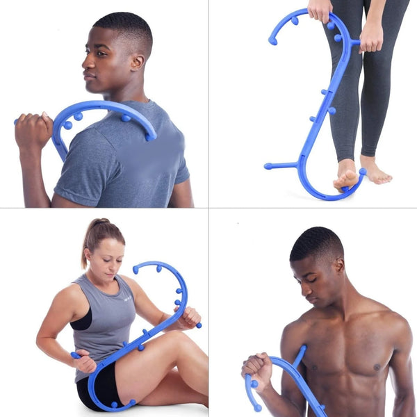 Therapeutic hook massager