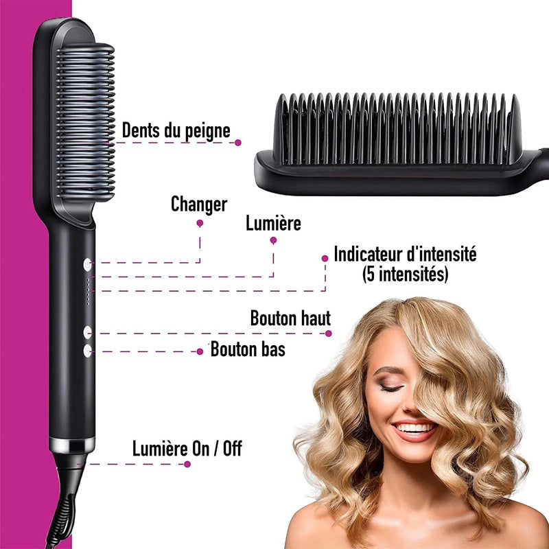 Brush straightener